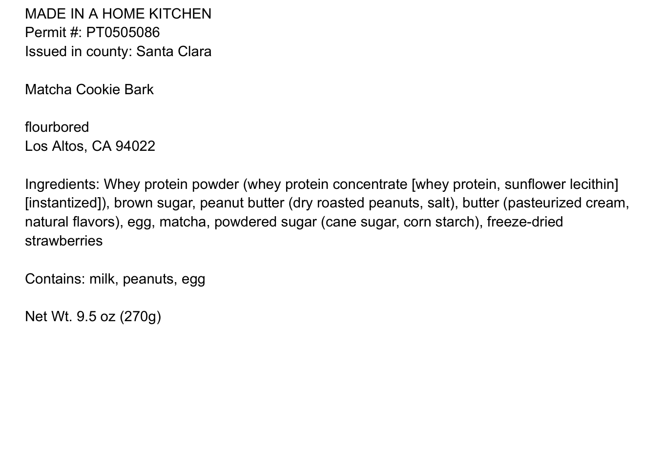 Matcha Strawberry Cookie Bark