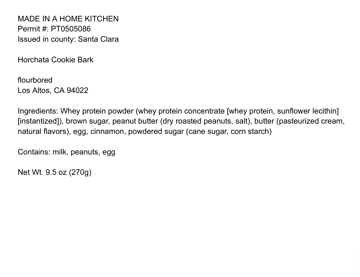 Horchata Cookie Bark