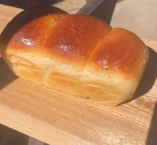 Milk bread with sourdough starter